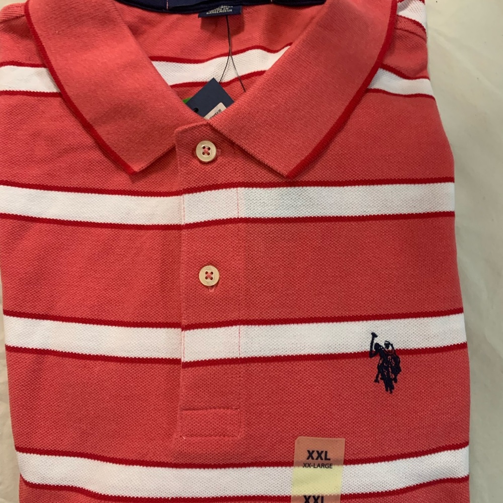 Men’s US Polo Assn short sleeve, summer polo light weight, knit 2x eco-friendly